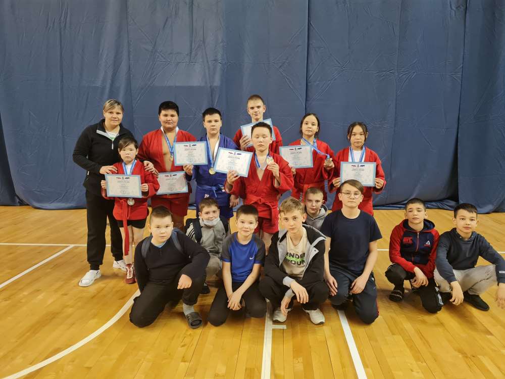 Первенство ЯНАО по самбо, команда п. Тазовский